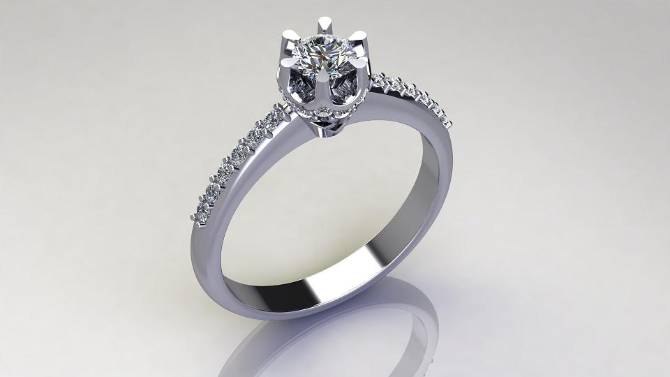 סוליטרים - טבעות אירוסין - SRE-056-M