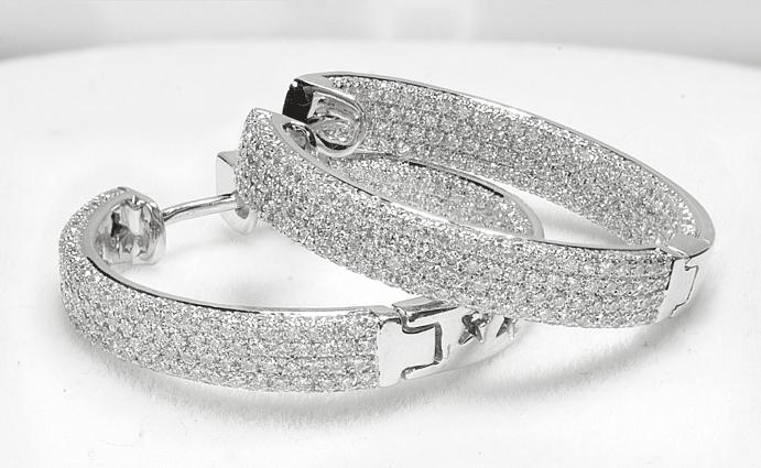 עגילי יהלומים - ED-1020