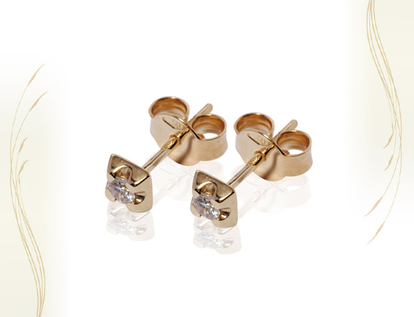 עגילי יהלומים - ED-2014