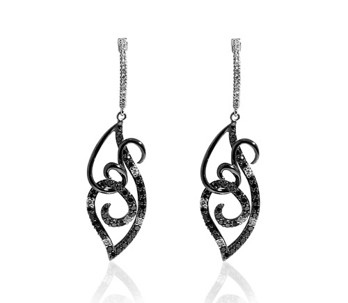 עגילי יהלומים - ER-400-E36243