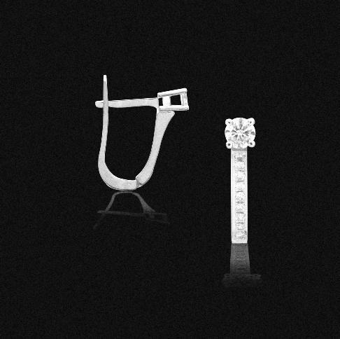 עגילי יהלומים - ED-2060