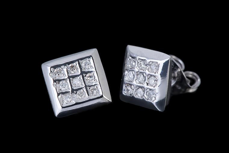 עגילי יהלומים - EDS-57-1